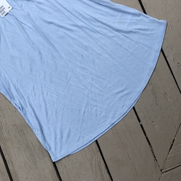 NWT- H&M baby blue  lacy  sleeve lightweight summer top - Picture 9 of 16